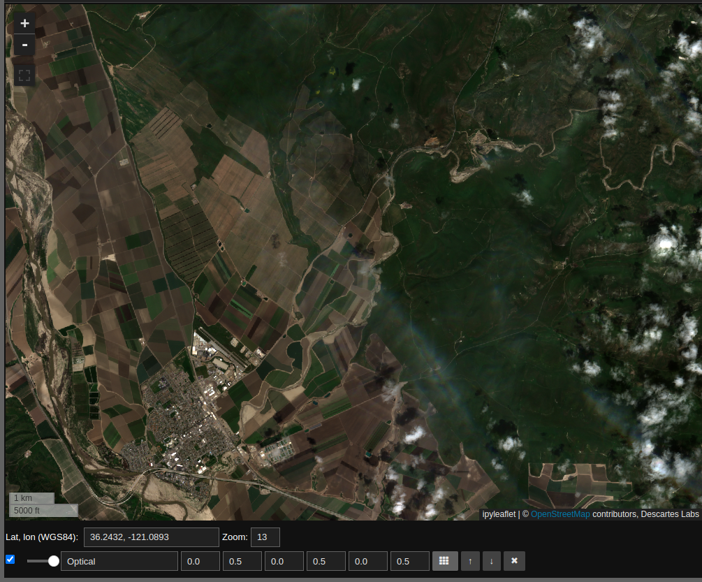 Sentinel-2 optical imagery